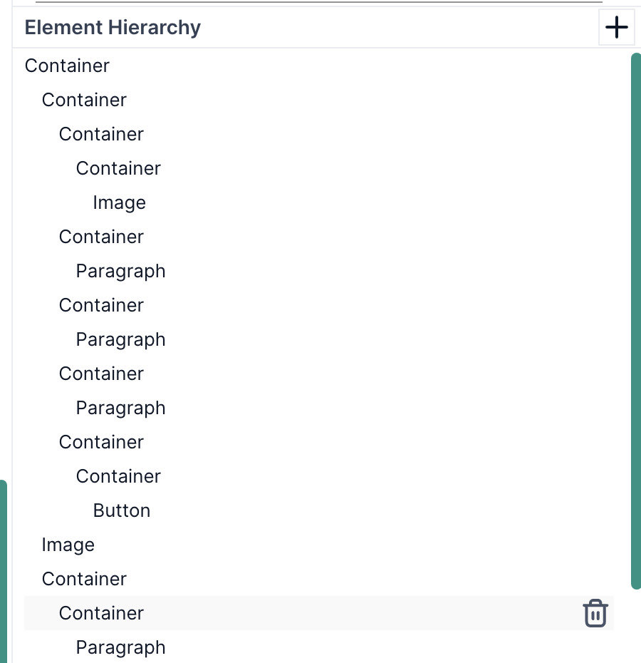 Element Heirarchy