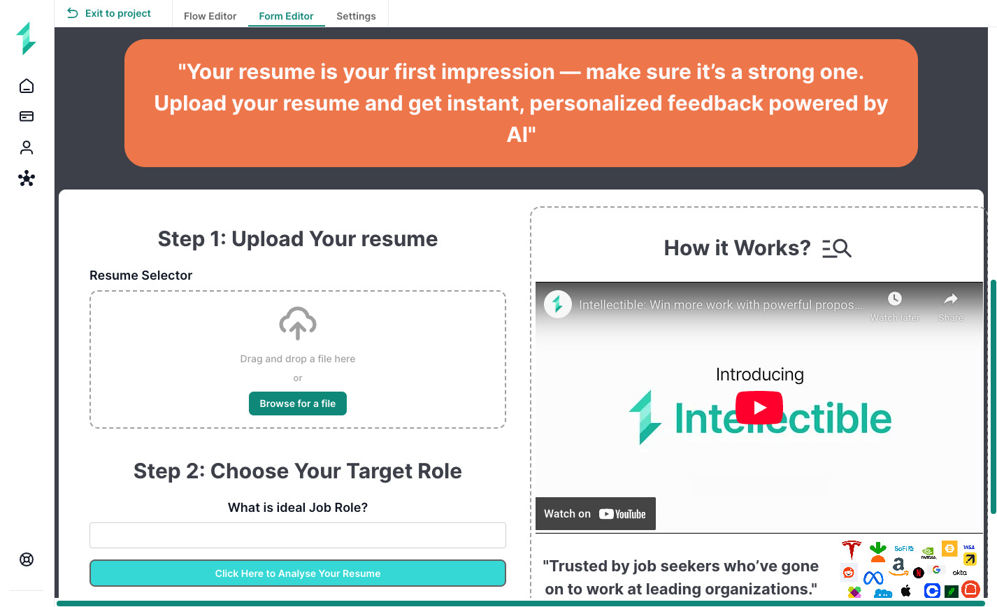 Form Implementation Second Screen