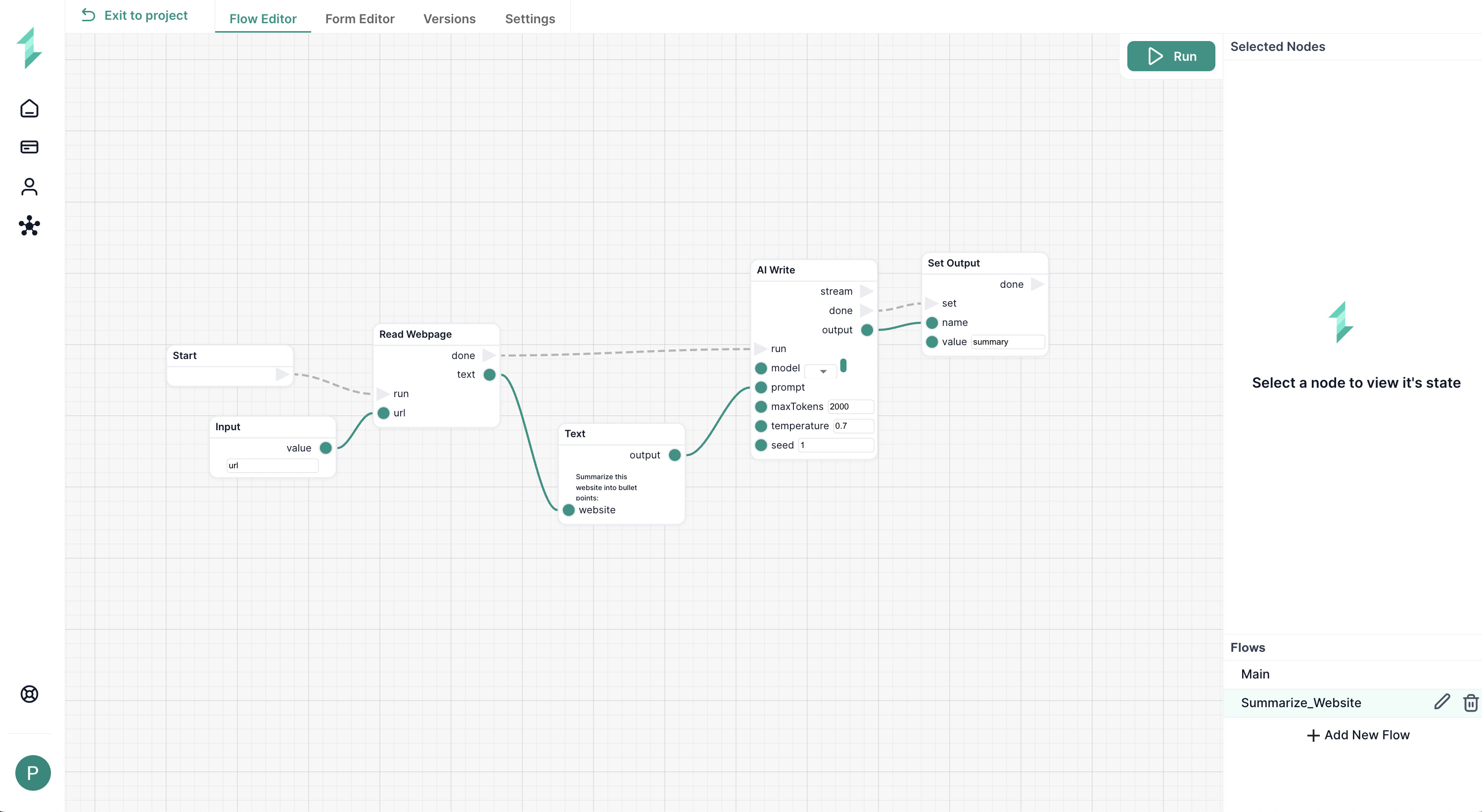 Subworkflow Example